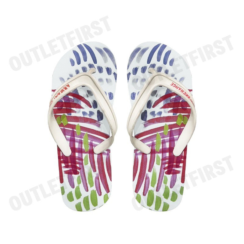 ARMANI EXCHANGE รุ่น FLIP FLOPS SANDAL CODE: XDQ010 XV837 T817 รองเท้าแตะผู้หญิง รองเท้าสีขาว หูคีบ
