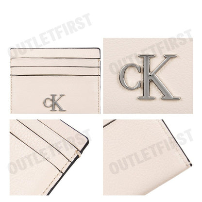 CALVIN KLEIN JEANS WOMEN'S CKJ MINIMAL MONOGRAM CARD CASE CODE: 4K1067G MTR