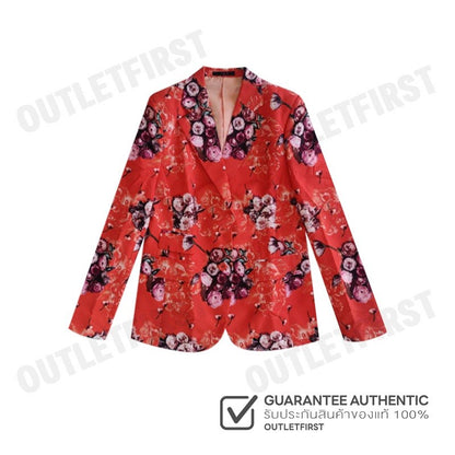 DAKS  SINGLE BUTTON FLORAL BLAZER CODE: WUUR602W9OR