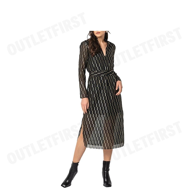 ARMANI EXCHANGE รุ่น DRESS WITH BOW CODE: 6RYA40 YN9MZ 42AG ชุดเดรส ชุดเดรสแขนยาว ชุดเดรสยาว