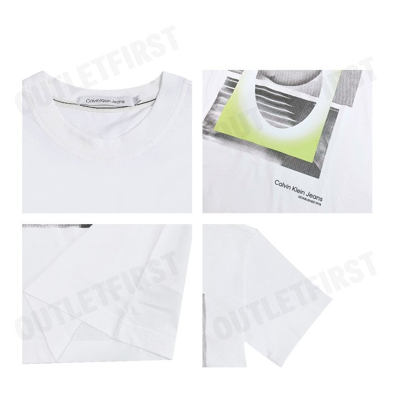 CALVIN KLEIN JEANS รุ่น RELAXED GRAPHIC PRINT T-SHIRT CODE: J325199 YAF เสื้อยืด เสื้อคอกลม เสื้อแขนสั้น