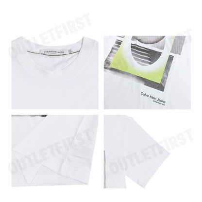 CALVIN KLEIN JEANS รุ่น RELAXED GRAPHIC PRINT T-SHIRT CODE: J325199 YAF เสื้อยืด เสื้อคอกลม เสื้อแขนสั้น