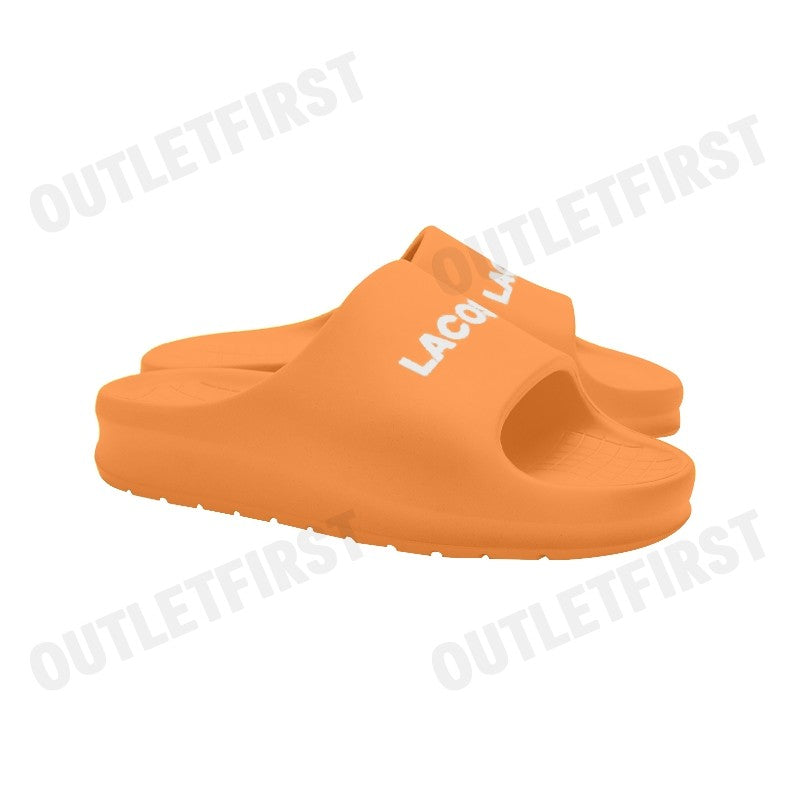 LACOSTE รุ่น MEN'S SERVE SLIDE 2.0 SLIDES CODE: 7-47CMA00157A1 รองเท้าแตะ รองเท้าผู้ชาย สลิปออน
