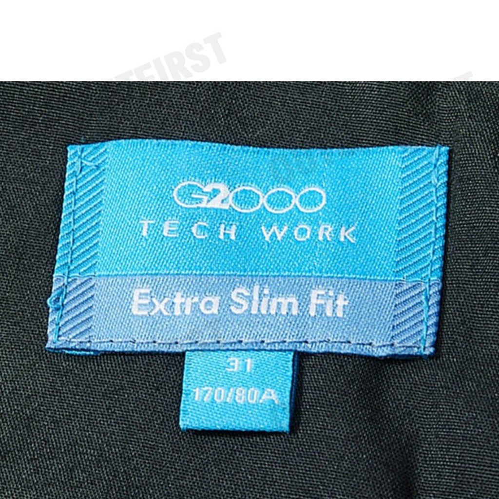 G2000 รุ่น MEN CLOTHING SWEAT WICKING MULTI-WAY STRETCH CASUAL PANTS EXTRA SLIM FIT CODE: 41167045 78 กางเกงสแล็ค ขายาว