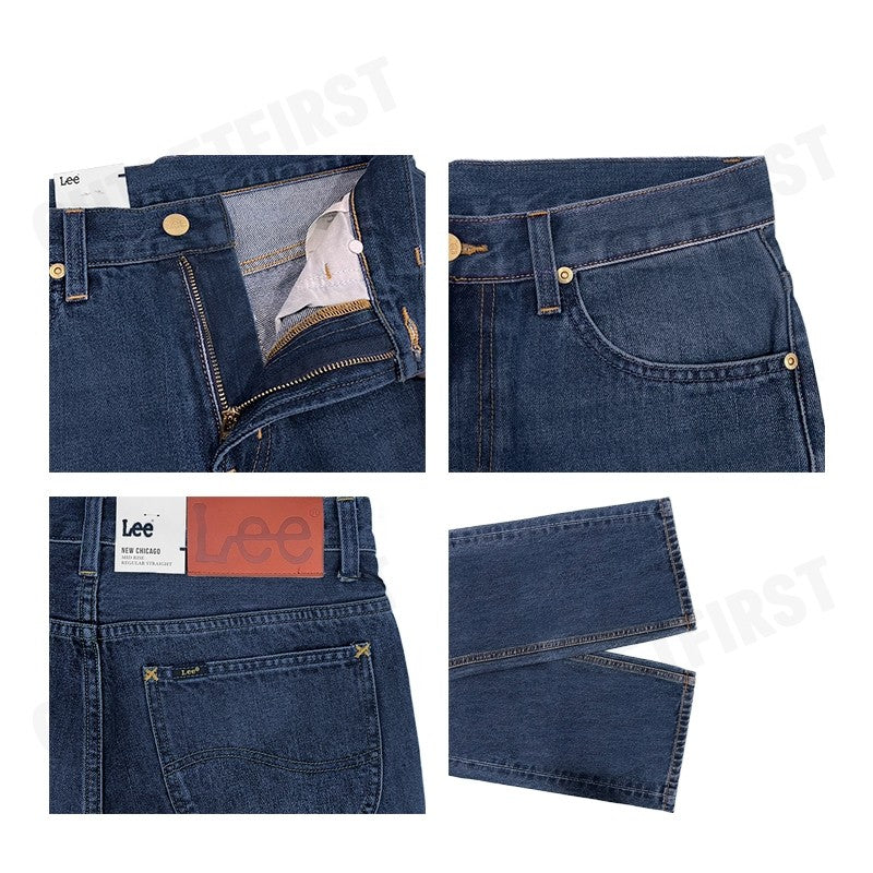 LEE รุ่น MEN'S CHICAGO FIT JEANS CODE: LE F124MCHIN06 กางเกงยีนส์ กางเกงขายาว ผู้ชาย