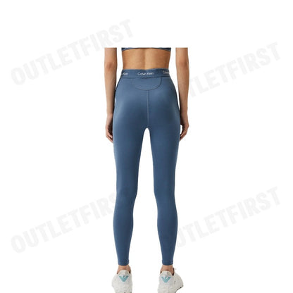 CALVIN KLEIN SPORT รุ่น MODERN SPORT HIGH RISE 7/8 LEGGINGS CODE: 4WS4L633 420 กางเกงออกกำลังกาย เลคกิ้ง ขายาว