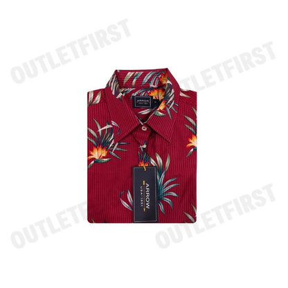 ARROW รุ่น WOMEN'S TROPICAL FABRIC SHIRT CODE: WACC549S4CSRE เสื้อเชิ้ต เสื้อแขนสั้น เสื้อผู้หญิง