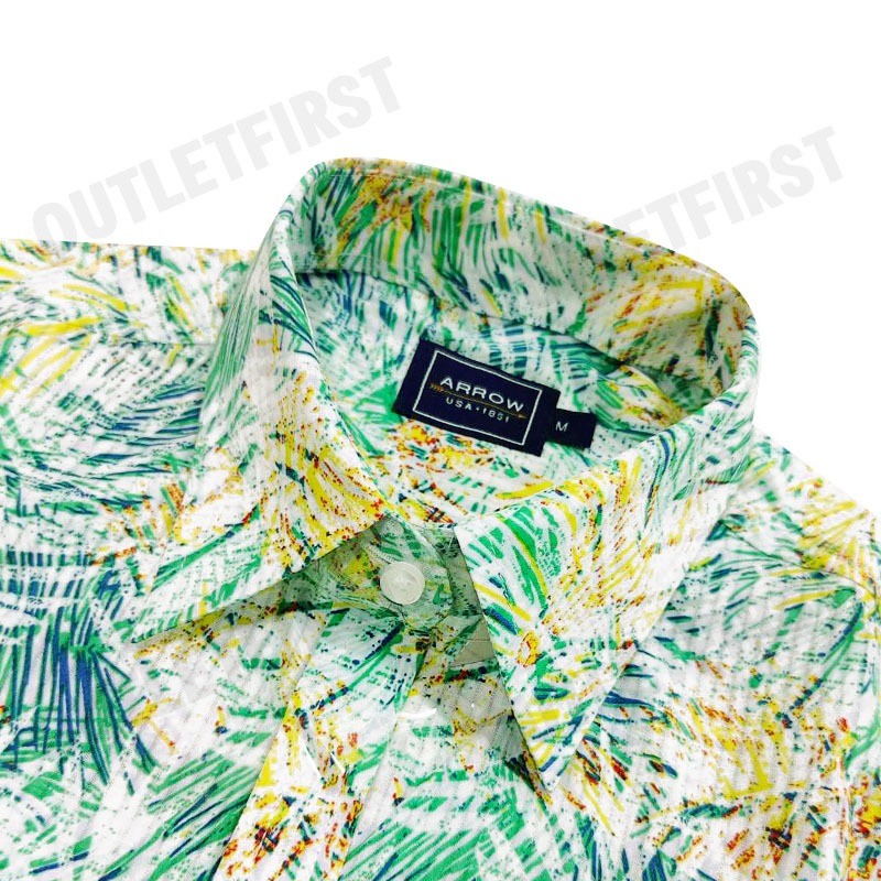 ARROW รุ่น WOMEN'S TROPICAL SHIRT CODE: WACC550S4CSGR เสื้อเชิ้ต เสื้อแขนสั้น เสื้อผู้หญิง