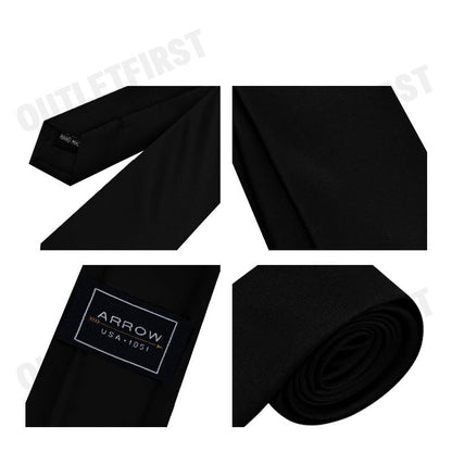 ARROW รุ่น NECKTIE 7 CM BLACK CODE: MCCT785W3BRBL เนคไท แบบผูกเอง สำหรับผู้ชาย