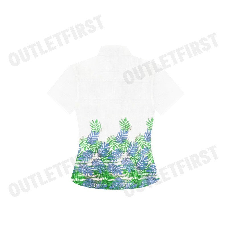 ARROW รุ่น WOMEN'S TROPICAL SHIRT CODE: WACC527S3CSGR เสื้อเชิ้ตแขนสั้น เสื้อเชิ้ตผู้หญิง เสื้อเชิ้ต