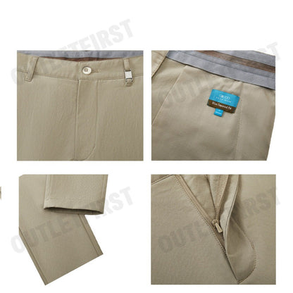 G2000 รุ่น WATER-REPELLENT CRINKLE EFFECT CASUAL PANTS IN SLIM TAPERED FIT CODE: 41162057 14 กางเกงสแล็ค ขายาว ทำงาน