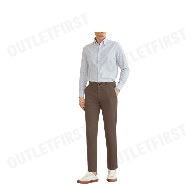 G2000 รุ่น WATER-REPELLENT CRINKLE EFFECT CASUAL PANTS IN SLIM TAPERED FIT CODE: 41162057 55 กางเกงสแล็ค ขายาว ทำงาน