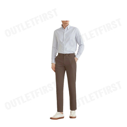 G2000 รุ่น WATER-REPELLENT CRINKLE EFFECT CASUAL PANTS IN SLIM TAPERED FIT CODE: 41162057 55 กางเกงสแล็ค ขายาว ทำงาน
