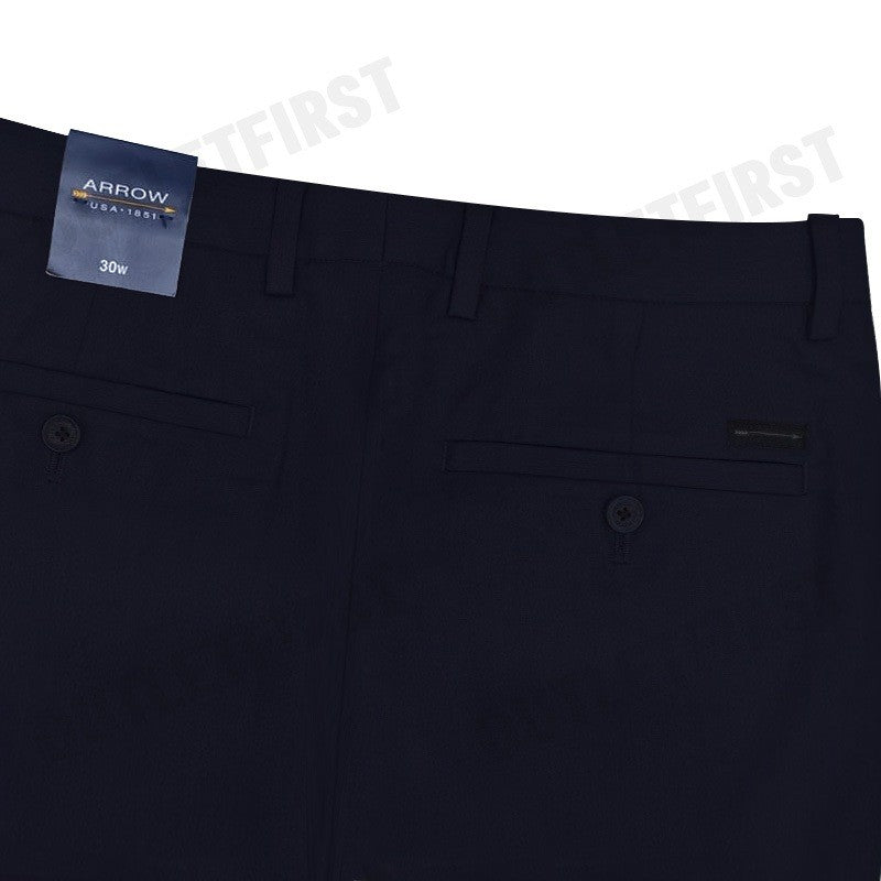 ARROW รุ่น EASY MOVE SMART FIT (NAVY) CODE: MECM313W2BSNV กางเกงสแล็ค กางเกงขายาว กางเกงทำงาน