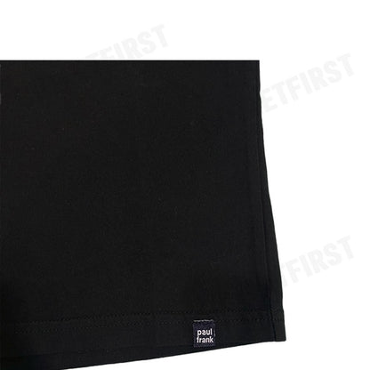 PAUL FRANK รุ่น WOMEN'S FASHION TEE TEXT ZOOM CROP CODE: PFGLTSSM8070 เสื้อครอป เสื้อยืดผู้หญิง เสื้อแขนสั้น
