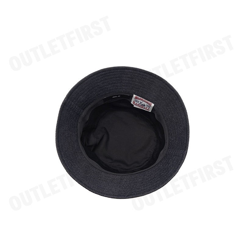 MLB รุ่น BASIC DENIM BUCKET HAT NEW YORK YANKEES CODE: 3AHTD014N 50NYD หมวกบักเก็ต หมวกปีกเฟร๊ปเป้ หมวกเอ็มแอลบี