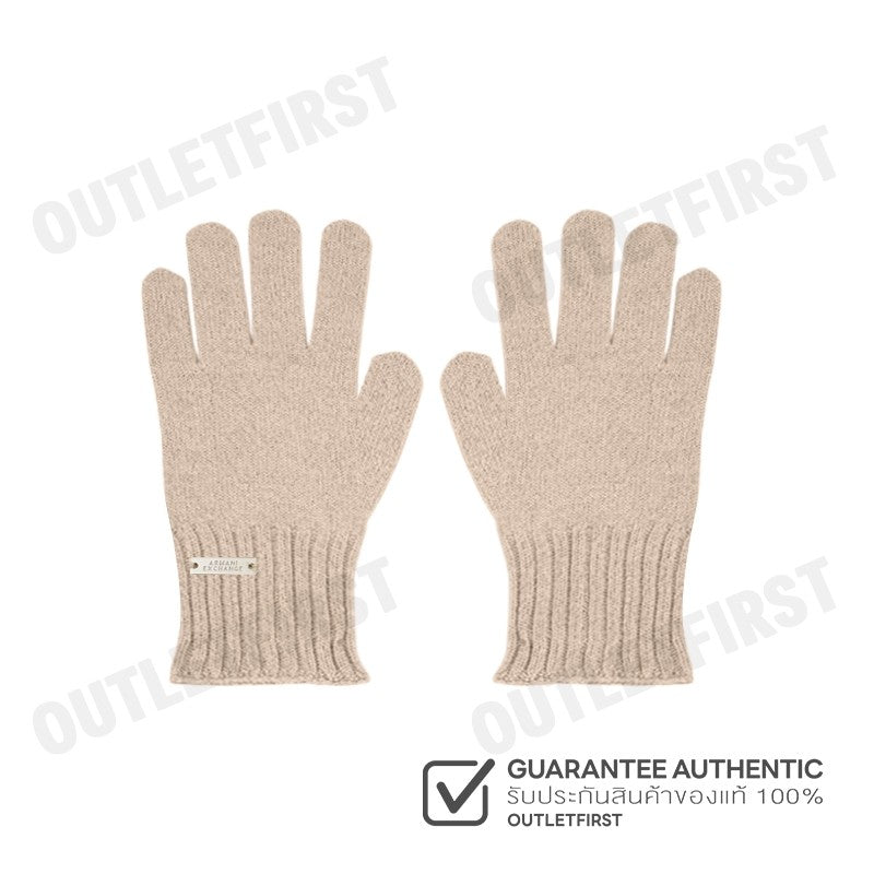 ARMANI EXCHANGE รุ่น LUREX YARN GLOVES CODE: 944617 4F305 02563  ถุงมือ ถุงมือสีทอง สำหรับผู้หญิงผู้ชาย