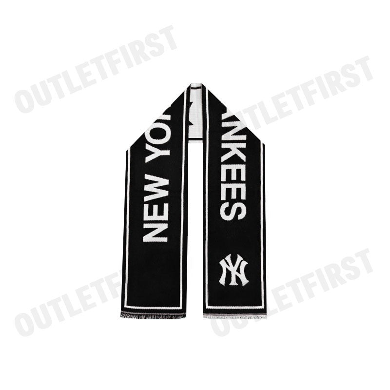 MLB รุ่น VARSITY UNISEX SCARF CODE: 3AMFV0146 50BKS  ผ้าพันคอ ผ้าพันคอเอ็มแอลบี สำหรับผู้ชายและผู้หญิง