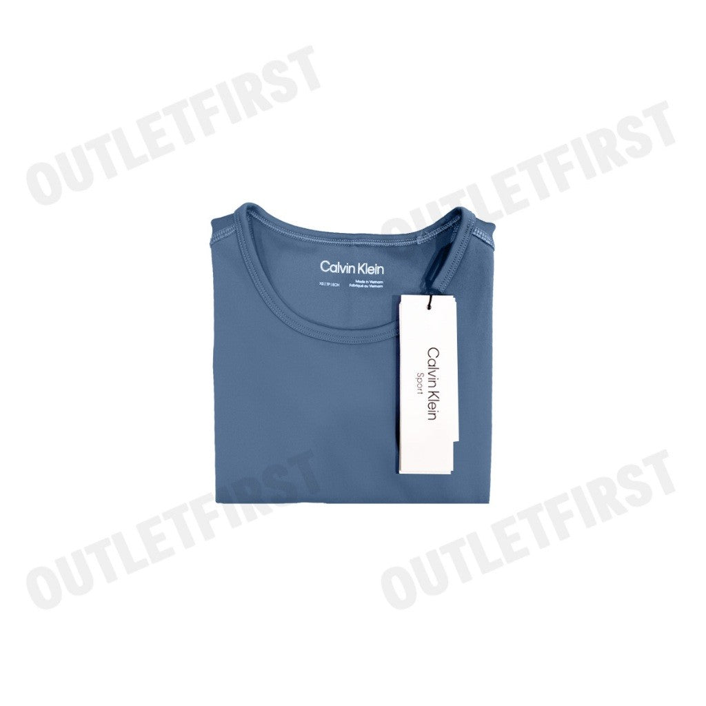 CALVIN KLEIN SPORT รุ่น CROPPED GYM T-SHIRT CODE: 4WS4K194 420 เสื้อครอป เสื้อแขนสั้น เสื้อออกกำลังกาย