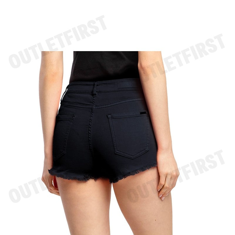 ARMANI EXCHANGE รุ่น J59 SHORTY SHORT CODE: 8NYJ59 Y5ECZ 1510 กางเกงยีนส์ขาสั้น กางเกงขาสั้นสีดำ กางเกงขาสั้นผู้หญิง