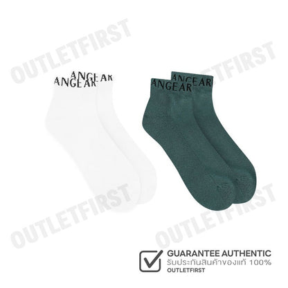 ARMANI EXCHANGE รุ่น 2 PACK SHORT SPONGE SOCKS CODE: 956013 CC406 18911 ถุงเท้าข้อสั้น ถุงเท้าผู้ชาย ถุงเท้า
