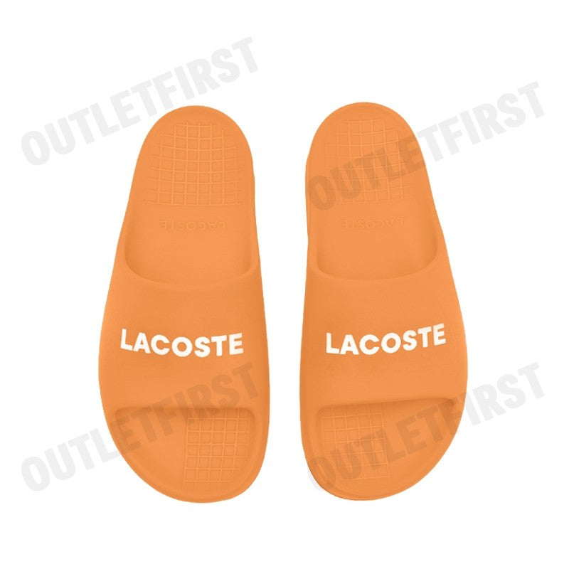 LACOSTE รุ่น MEN'S SERVE SLIDE 2.0 SLIDES CODE: 7-47CMA00157A1 รองเท้าแตะ รองเท้าผู้ชาย สลิปออน