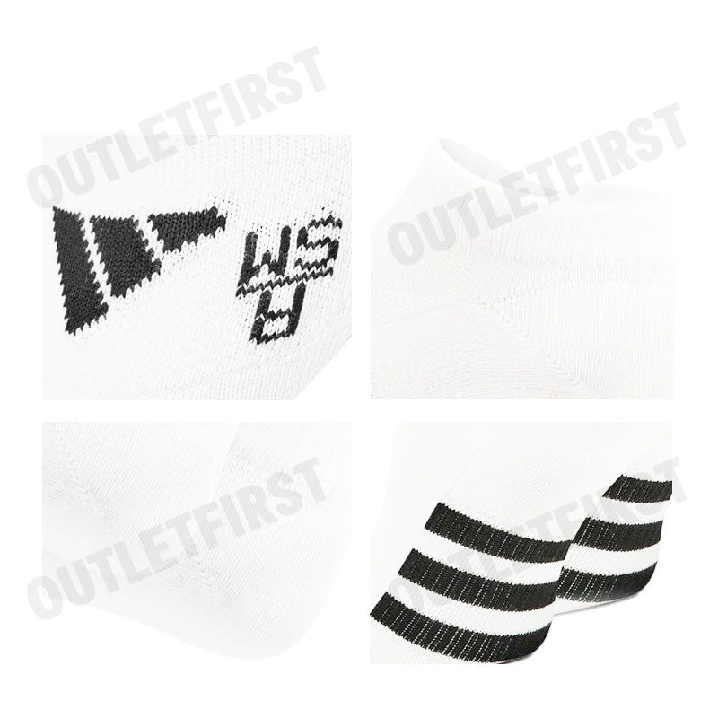 ADIDAS รุ่น PERFORMANCE LIGHT LOW SOCKS 3 PAIRS CODE: HT3440 ถุงเท้า ถุงเท้าข้อสั้น ผู้หญิงผู้ชาย