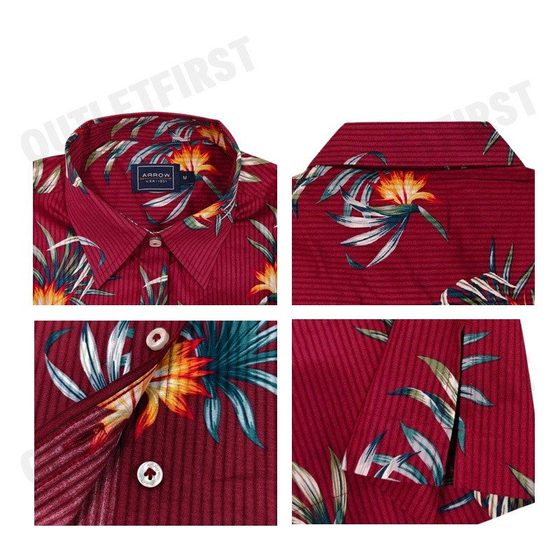 ARROW รุ่น WOMEN'S TROPICAL FABRIC SHIRT CODE: WACC549S4CSRE เสื้อเชิ้ต เสื้อแขนสั้น เสื้อผู้หญิง