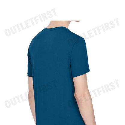 ARMANI EXCHANGE รุ่น SLIM FIT T-SHIRT IN PIMA COTTON JERSEY CODE: 8NZT75 ZJA5Z 15CR เสื้อยืดคอวี เสื้อยืดผู้ชาย เสื้อยืด