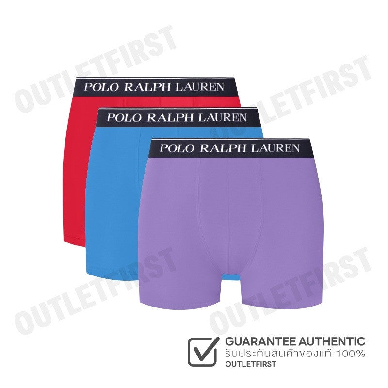 POLO RALPH LAUREN รุ่น STRETCH COTTON 3 CLASSIC TRUNKS CODE: 714830299111 กางเกงชั้นใน กางเกงขาสั้น กางเกงในผู้ชาย