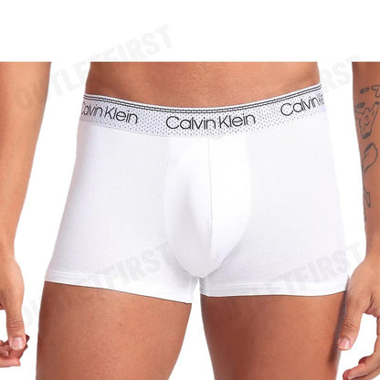 CALVIN KLEIN รุ่น MICRO STRETCH COOLING LOW RISE TRUNK CODE: NB3807 WF5 กางเกงชั้นใน กางเกงในผู้ชาย ขาสั้น