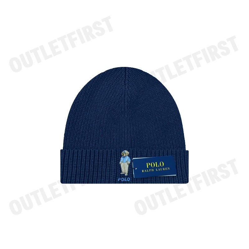 POLO RALPH LAUREN รุ่น POLO BEAR RIB-KNIT BEANIE CODE: 449959380002  หมวกบีนนี่ หมวกไหมพรม หมวกโปโล