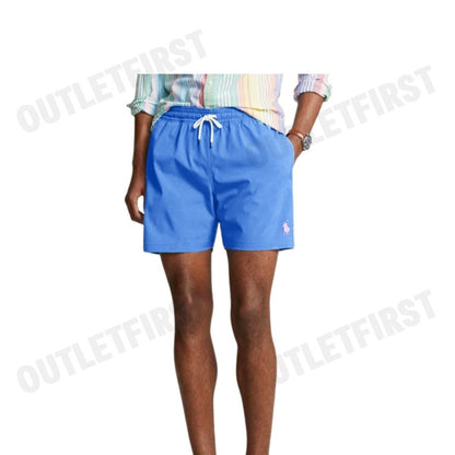 POLO RALPH LAUREN รุ่น PONY-EMBROIDERED SWIM SHORTS CODE: 710829851051 กางเกงขาสั้น กางเกงผู้ชาย กางเกงว่ายน้ำ