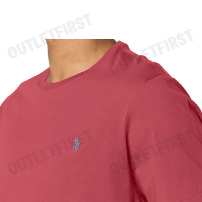 POLO RALPH LAUREN รุ่น CUSTOM SLIM FIT JERSEY CREWNECK T-SHIRT CODE: 710671438355 เสื้อยืดคอกลม เสื้อยืดแขนสั้น เสื้อยืด