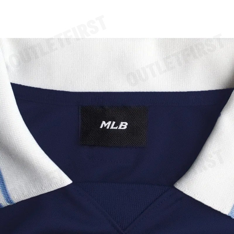 MLB รุ่น UNISEX VARSITY POLO SHIRT CODE: 3ATSV0944 50NYS เสื้อโปโล เสื้อแขนยาว เสื้อผู้ชาย