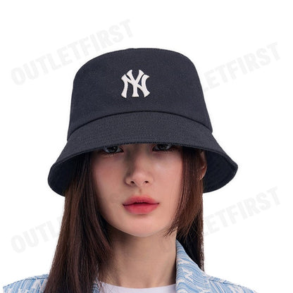 MLB รุ่น BASIC DENIM BUCKET HAT NEW YORK YANKEES CODE: 3AHTD014N 50NYD หมวกบักเก็ต หมวกปีกเฟร๊ปเป้ หมวกเอ็มแอลบี