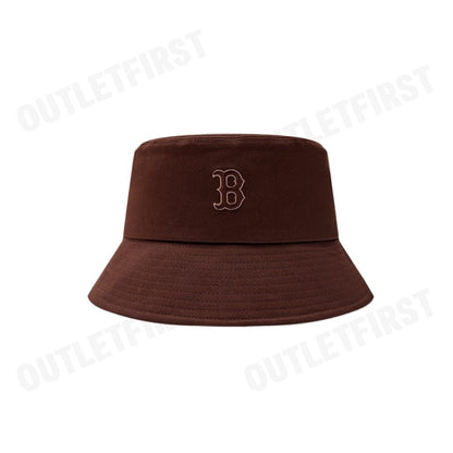 MLB รุ่น DIAMOND MONOGRAM POINT UNISEX BUCKET HAT CODE: 3AHTM103N 43BRD หมวกบักเก็ต หมวกเฟร๊ปเป้ หมวกเอ็มแอลบี