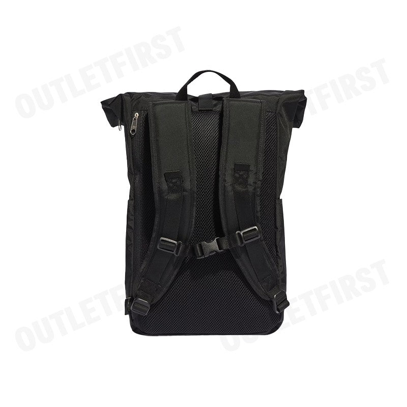 ADIDAS รุ่น PREMIUM ESSENTIALS ROLLTOP BACKPACK CODE: IJ0766 กระเป๋าเป้ กระเป๋าสะพายหลัง กระเป๋าสีดำ