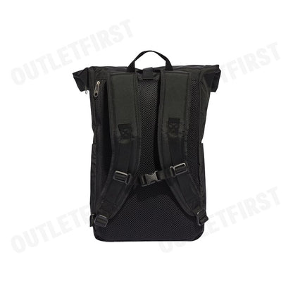 ADIDAS รุ่น PREMIUM ESSENTIALS ROLLTOP BACKPACK CODE: IJ0766 กระเป๋าเป้ กระเป๋าสะพายหลัง กระเป๋าสีดำ