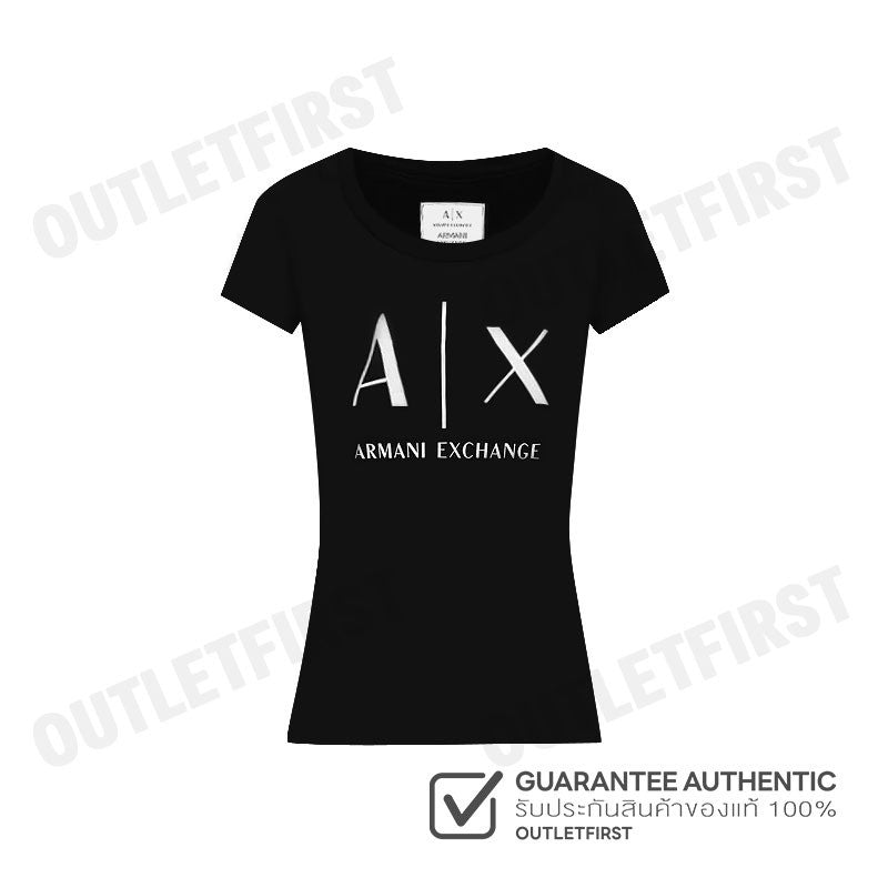 ARMANI EXCHANGE รุ่น RELAXED FIT ICON PROJECT T-SHIRT CODE: 8NYTCX YJG3Z 1200 เสื้อยืด เสื้อคอกลม แขนสั้น