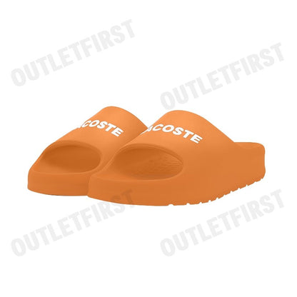 LACOSTE รุ่น MEN'S SERVE SLIDE 2.0 SLIDES CODE: 7-47CMA00157A1 รองเท้าแตะ รองเท้าผู้ชาย สลิปออน