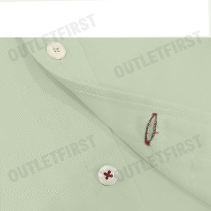 JOHN HENRY รุ่น MEN'S SHORT SLEEVES SLIM FIT SHIRT (GREEN) CODE: JH F324MSSSM55 เสื้อเชิ้ต เสื้อแขนสั้น เสื้อผู้ชาย