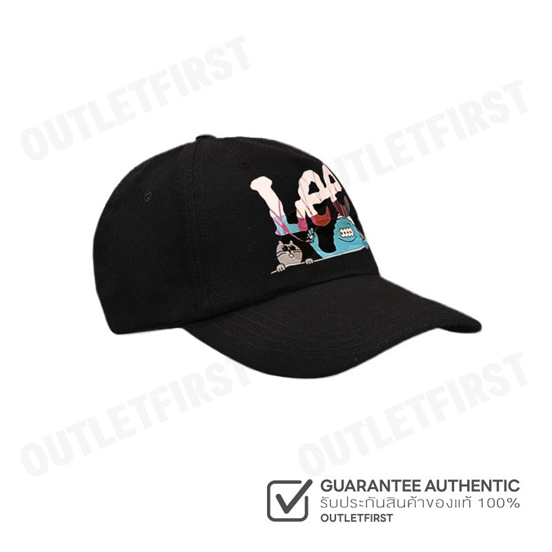 LEE รุ่น UNISEX CAP LEE x MILLIONSMONSTER COLLECTION CODE: LE F324UHATN34 หมวกแก๊ป หมวกเบสบอล หมวกผู้ชายผู้หญิง