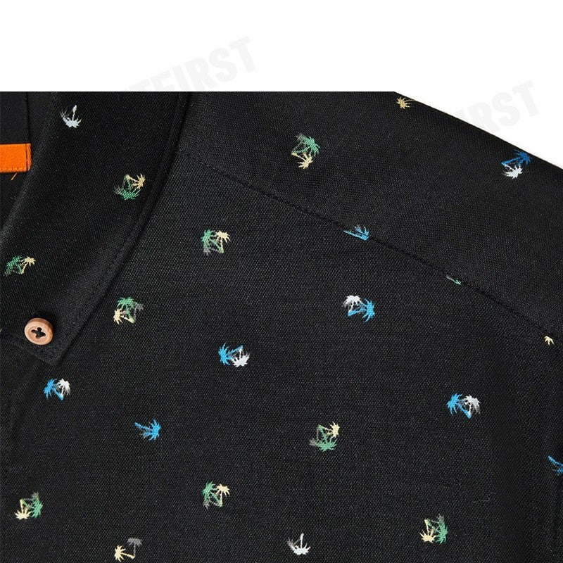 G2000 รุ่น SMALL PALM TREE PRINT CASUAL SHIRT IN SMART FIT CODE: 41130432 96