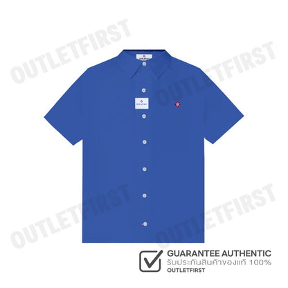 JOHN HENRY รุ่น MEN'S SHORT SLEEVES SLIM FIT SHIRT (ROYAL BLUE) CODE: JH F224MSSSM52 เสื้อเชิ้ตแขนสั้น เสื้อเชิ้ตผู้ชาย