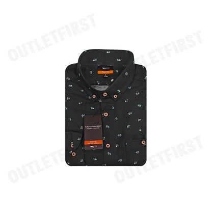 G2000 รุ่น MEN CLOTHING COTTON OXFORD PALM TREE PRINTED SHIRT SMART FIT CODE: 41120432 96 เสื้อเชิ้ตแขนยาว เสื้อเชิ้ต