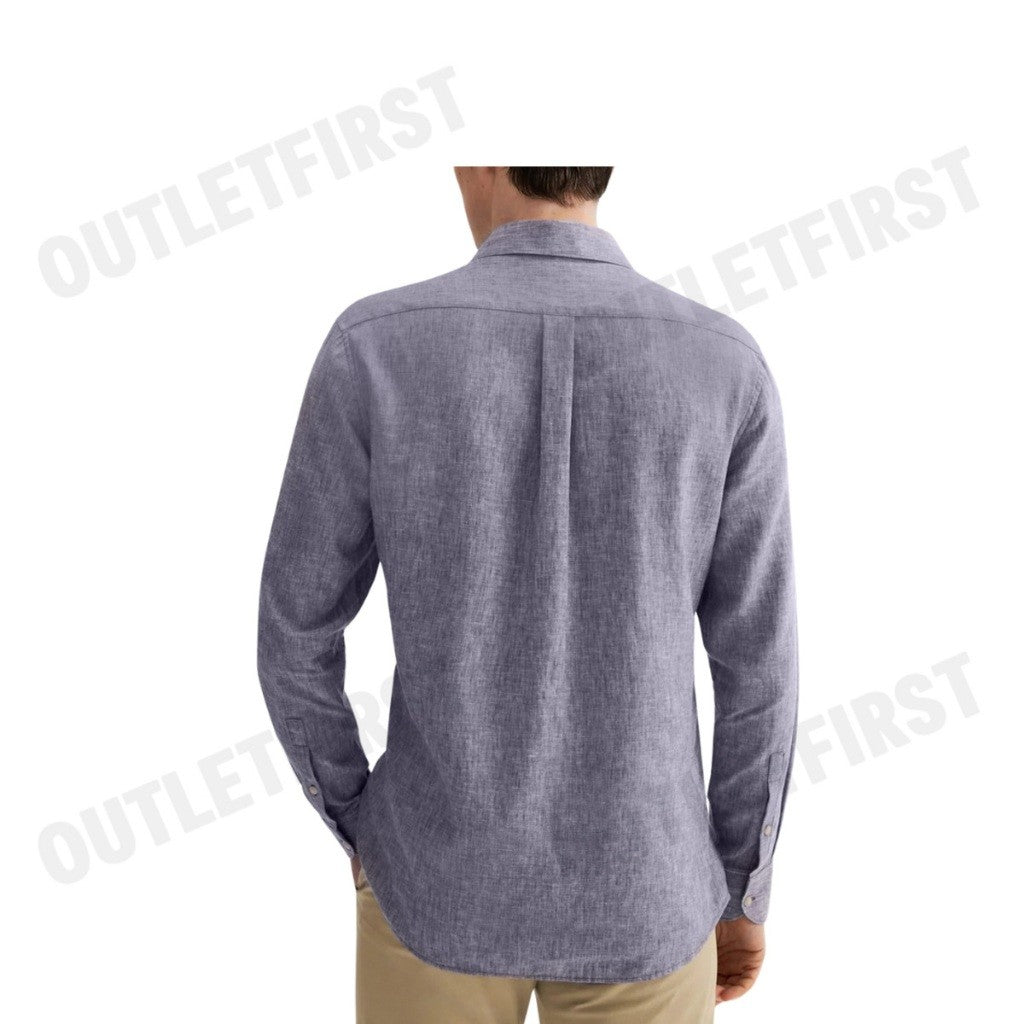 G2000 รุ่น LINEN BLEND CASUAL SHIRT IN SMART FIT WINDSOR COLLAR CODE: 41129912 87 เสื้อเชิ้ตแขนยาว เสื้อเชิ้ตผู้ชาย