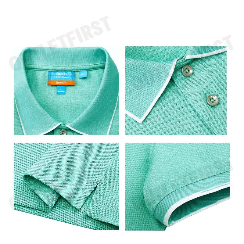 G2000 รุ่น DRY PIQUE TIPPING COLLAR POLO CODE: 43143182 66 เสื้อโปโล เสื้อโปโลผู้ชาย เสื้อแขนสั้น