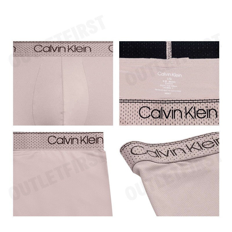 CALVIN KLEIN รุ่น MICRO STRETCH COOLING LOW RISE TRUNK CODE: NB3807 G81 กางเกงชั้นใน บ๊อกเซอร์รัดรูป ชั้นในขาสั้น