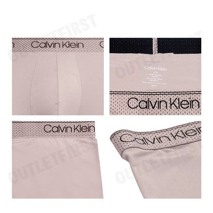 CALVIN KLEIN รุ่น MICRO STRETCH COOLING LOW RISE TRUNK CODE: NB3807 G81 กางเกงชั้นใน บ๊อกเซอร์รัดรูป ชั้นในขาสั้น
